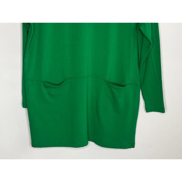 Marimekko Long Sleeve Round Neck Tunic T-Shirt Kelly Green Women's Size XS - Picture 5 of 8